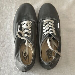 Vans Gray Canvas Sneakers